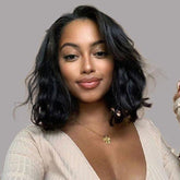 Ronashow 13x4 Lace Frontal Bob Wig Body Wave Short Human Hair Wigs With Baby Hair